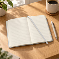 A5 Soft-Touch Lined Journal lifestyle view