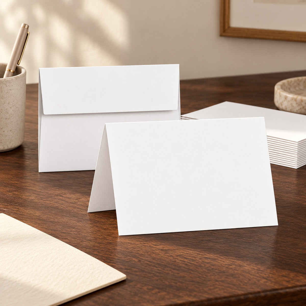 Blank Cards & Envelopes, 50 Pack lifestyle view