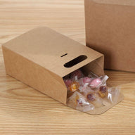 Kraft Handle Gift Box, 24 Pack lifestyle view