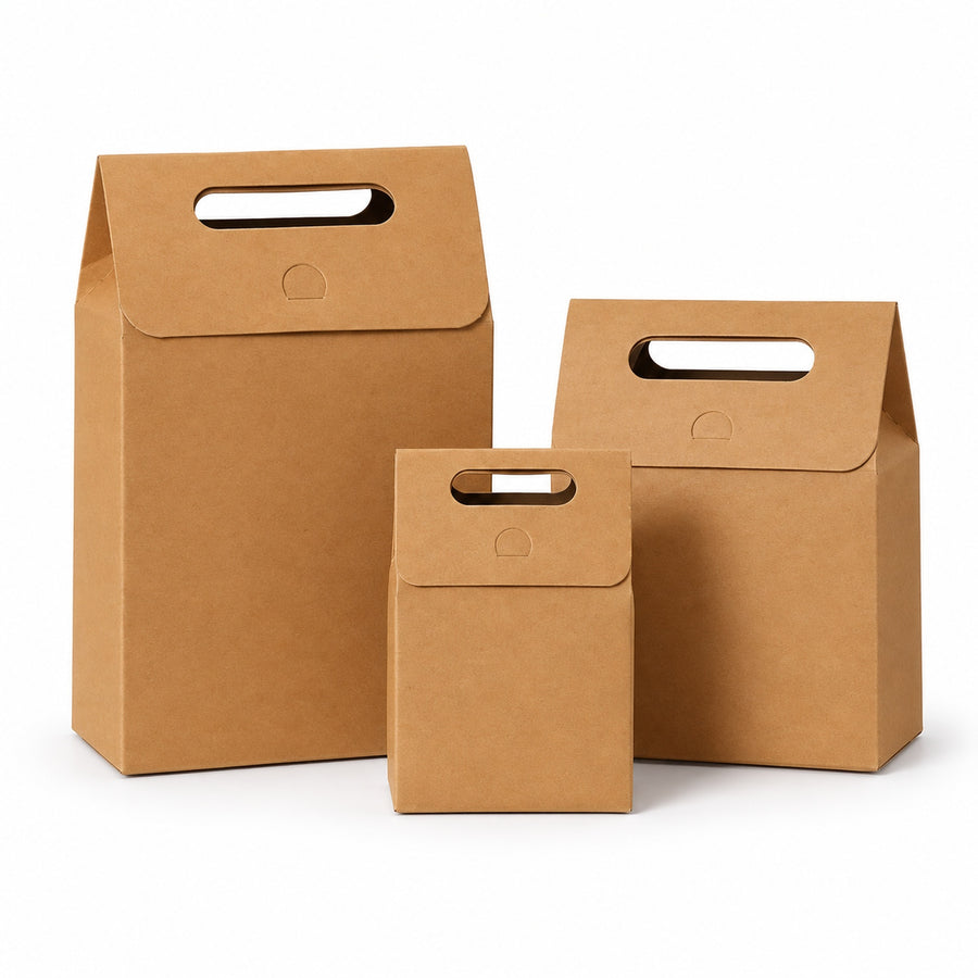 Kraft Handle Gift Box, 24 Pack main view