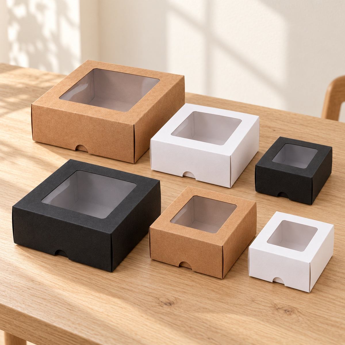 Clear-Window Gift Box, 24 Pack lifestyle view