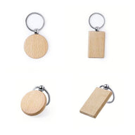 Blank Wooden Keyring main view