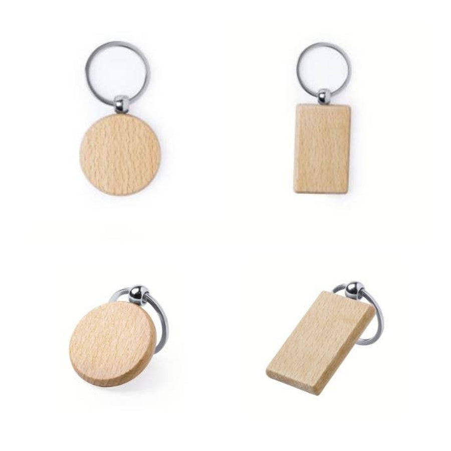 Blank Wooden Keyring main view